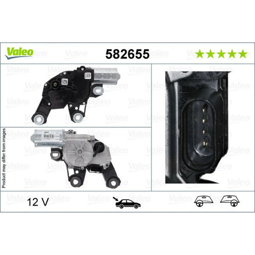 Valeo Front/Rear Wiper Motor Rear 582655
