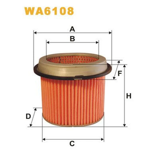 WIX Engine Air Filter WA6108