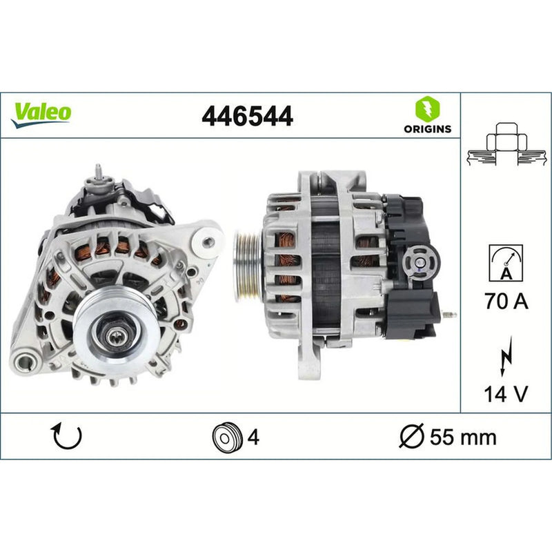 Valeo Car Alternator 12V 446544