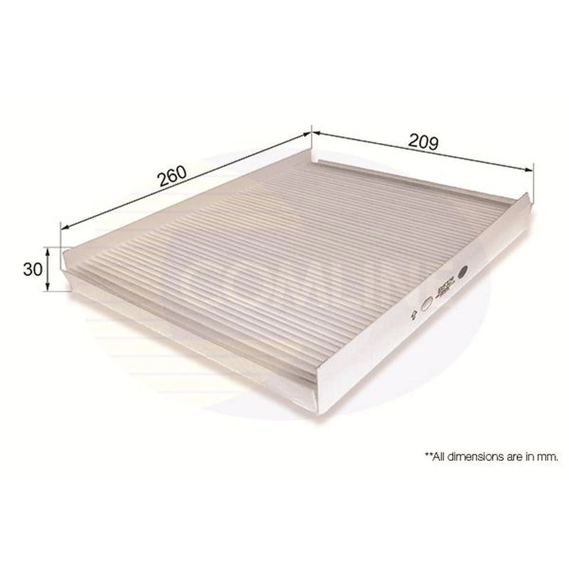 Comline Cabin Air Filter (Pollen Filter) EKF329