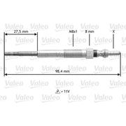Valeo Diesel Engine Glow Plug 345175