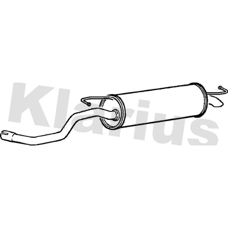 Klarius Box With Tail Pipe Rear VW519X