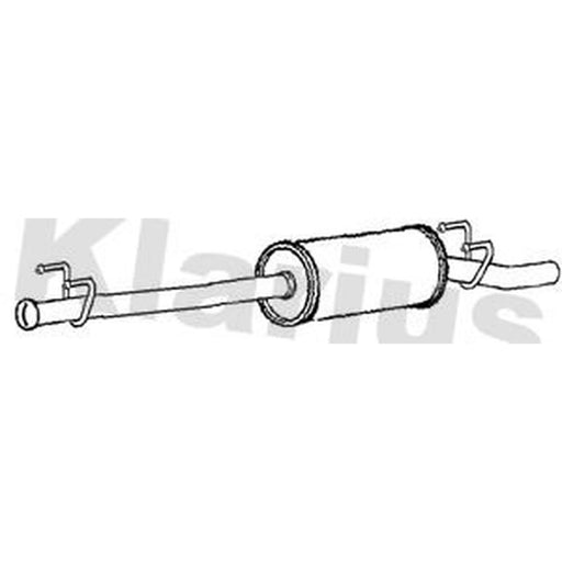 Klarius Box With Centre Pipe Centre VW1416X