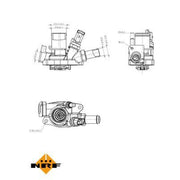 NRF Thermostat,Coolant 725034