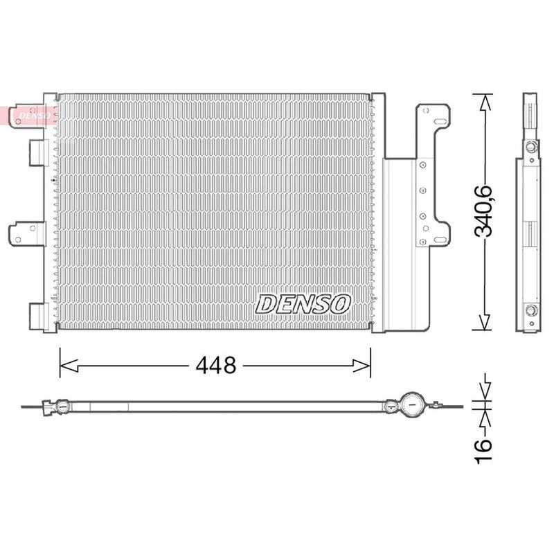 Denso Air Conditioning Condenser DCN12102