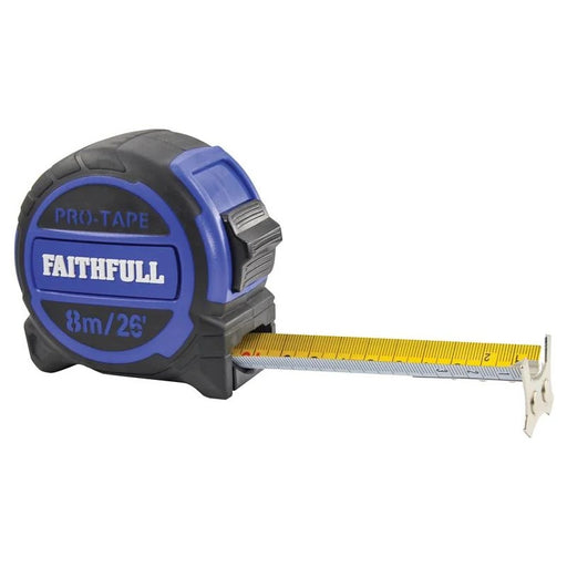 Faithfull Pro Tape Measure 8m/26ft (Width 32mm) - FAITM832MI