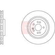 Apec 2 x Vented Front Brake Discs DSK2019