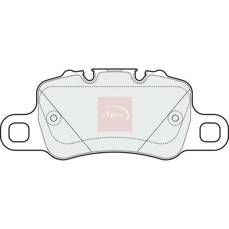 Apec Rear Brake Pad Set PAD2020