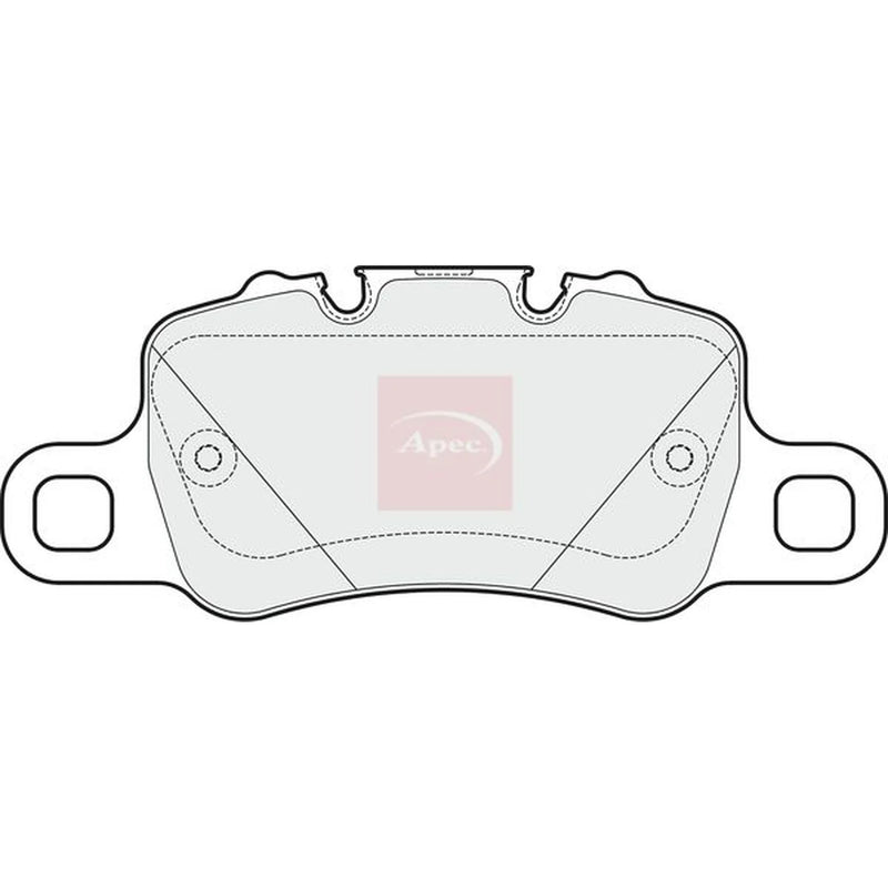 Apec Rear Brake Pad Set PAD2020