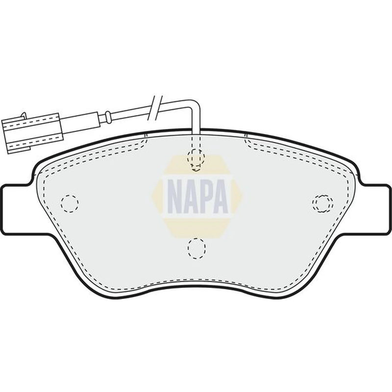 NAPA Front Brake Pad Set NBP1107