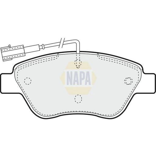 NAPA Front Brake Pad Set NBP1107