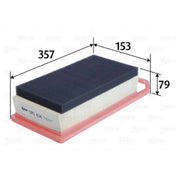Valeo Engine Air Filter 585434