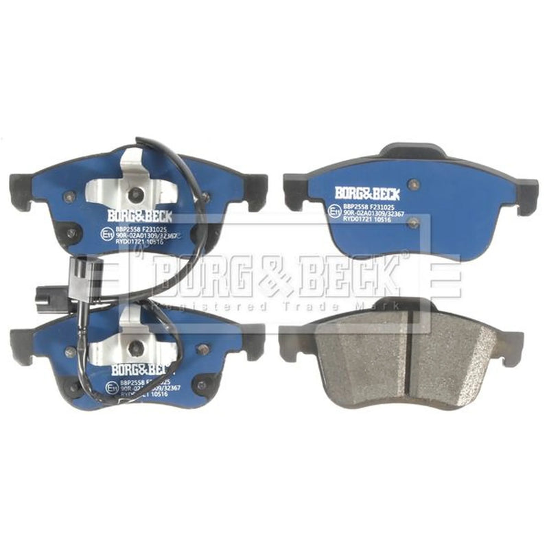 Borg & Beck 4 x Front Brake Pad Set BBP2558