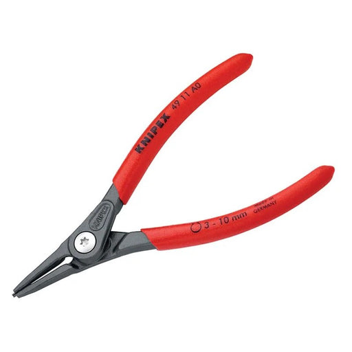 KNIPEX 49 11 A0 Precision Circlip Pliers External Straight 3-10mm - 49 11 A0 SB