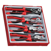 Teng Tools Plier Set TT2 8 Pieces with TPR Grip