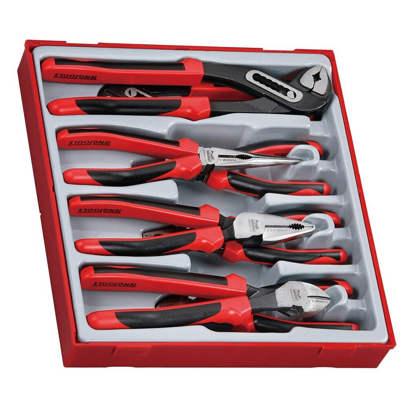 Teng Tools Plier Set TT2 8 Pieces with TPR Grip