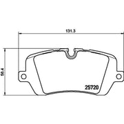 Mintex Rear Brake Pad Set MDB3343