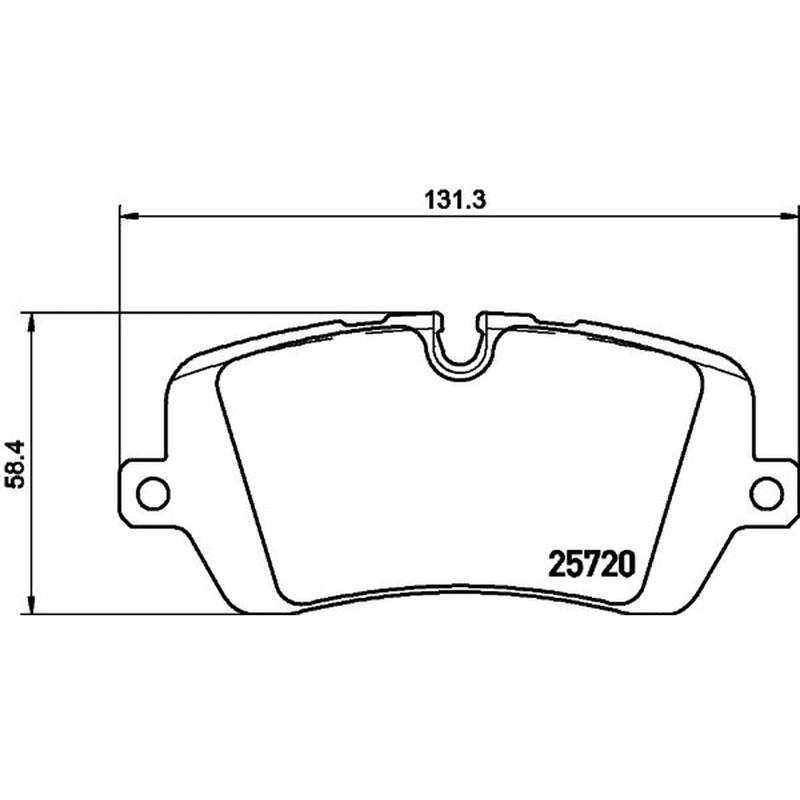 Mintex Rear Brake Pad Set MDB3343