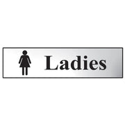 Scan Ladies - Polished Chrome Effect 200 x 50mm - 6002C