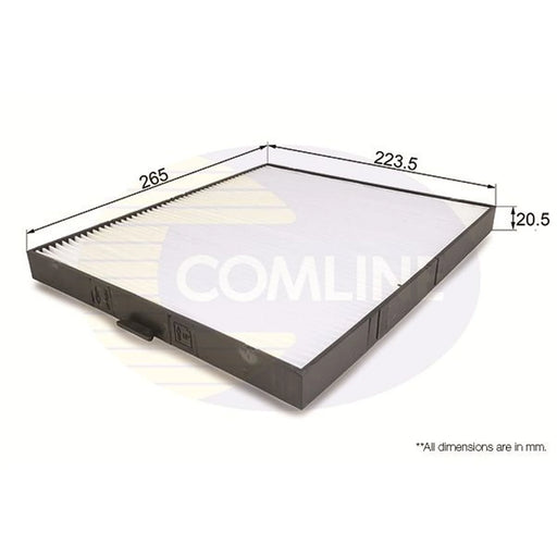 Comline Cabin Air Filter (Pollen Filter) EKF224