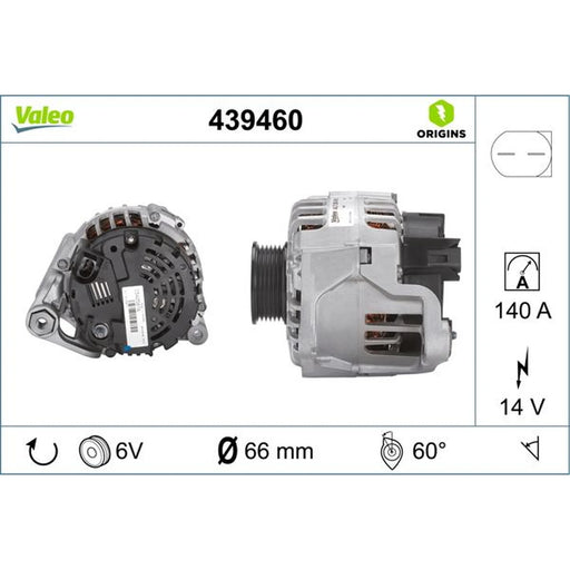 Valeo Car Alternator 12V 439460