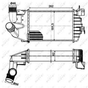 NRF Intercooler (Charge Air Cooler) 30307