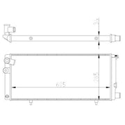 NRF Engine Radiator 54628A