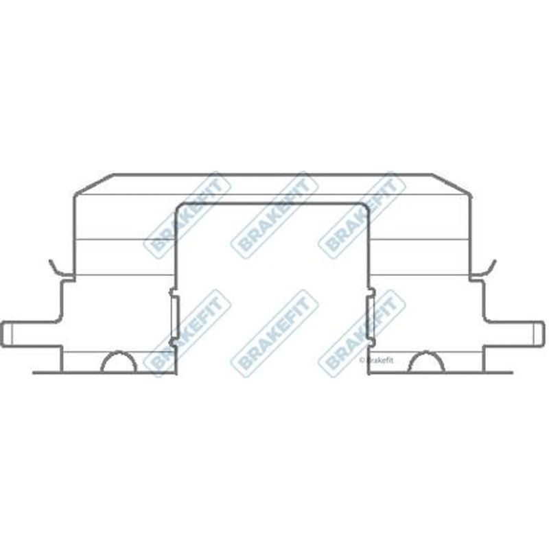 Apec Brake Pad Accessory Fitting Kit Front BKT1268