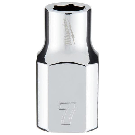 Milwaukee 3/8 Drive Socket Metric Standard 7mm 4932478337 Milwaukee  - Town Parts