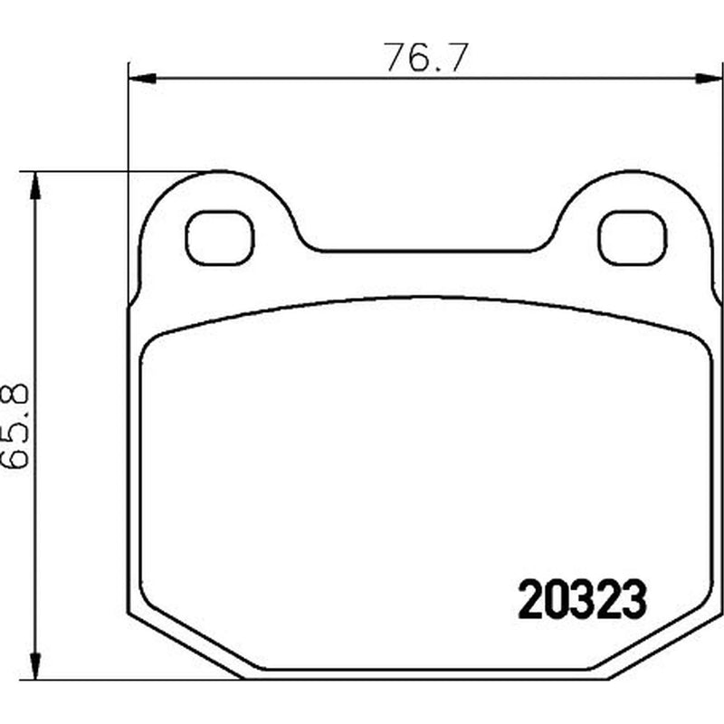 Mintex Front Brake Pad Set MDB1890