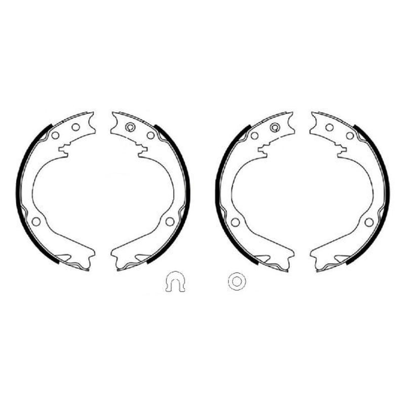 Textar Parking Brake Shoe Set 91087400