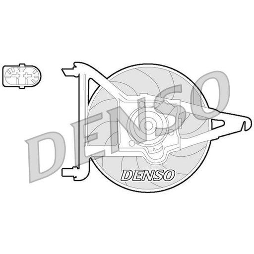 Denso Engine Cooling Fan DER21021