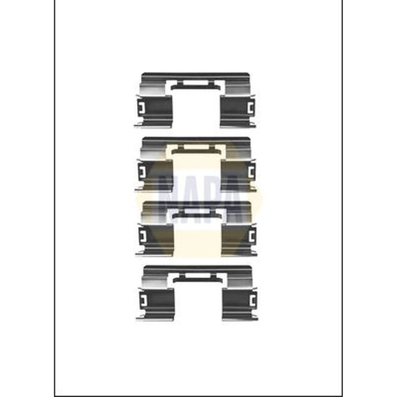 NAPA Brake Pad Accessory Fitting Kit Front NFK1185