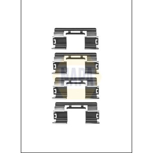 NAPA Brake Pad Accessory Fitting Kit Front NFK1185