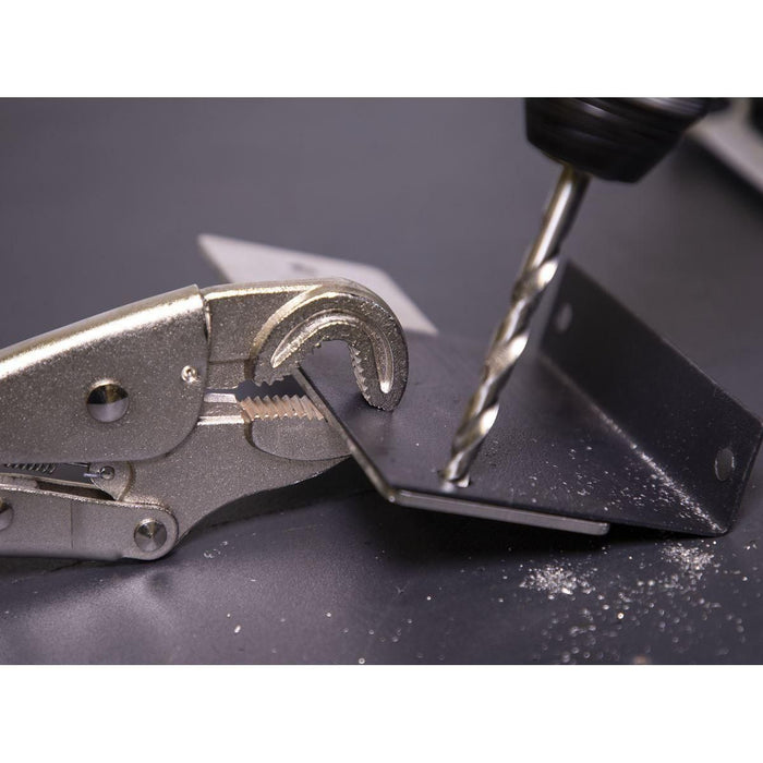 Sealey Locking Pliers Round Jaws 195mm 0-35mm Capacity AK6871 Sealey  - Town Parts