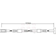 Apec Handbrake Cable Left Rear CAB1241