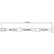 Apec Handbrake Cable Left Rear CAB1241