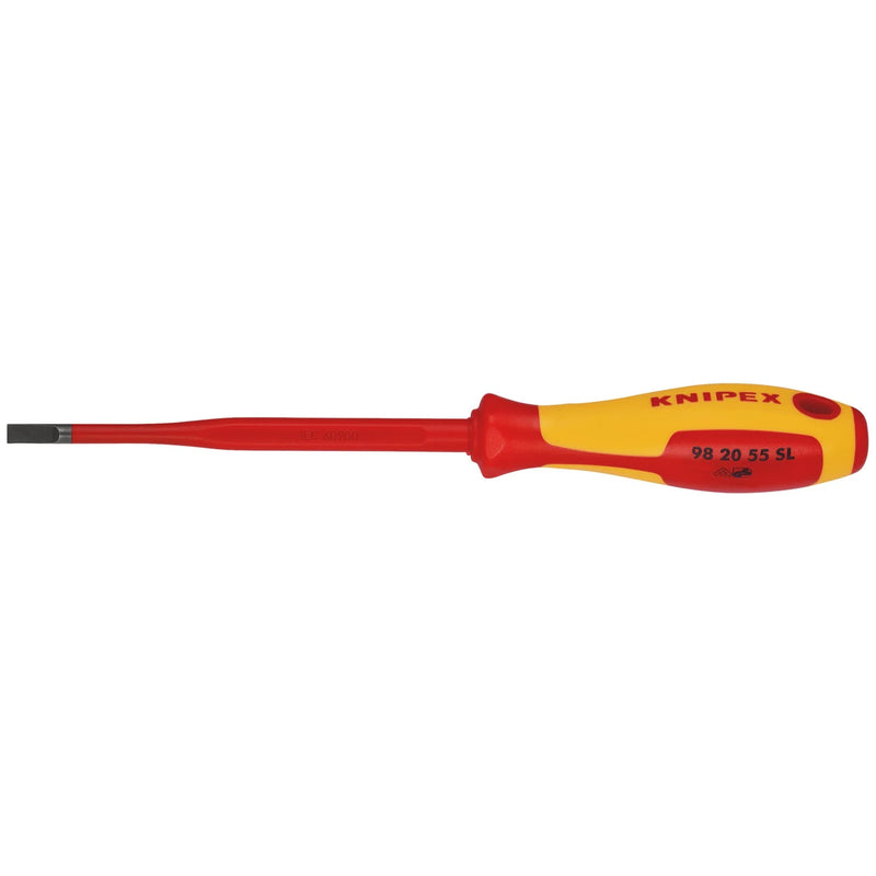 KNIPEX Insulated Slotted Screwdriver 5.5 x 100mm