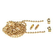 Faithfull Brass Ball Chain Kit Polished Brass 1m - FAICHBALLPB1