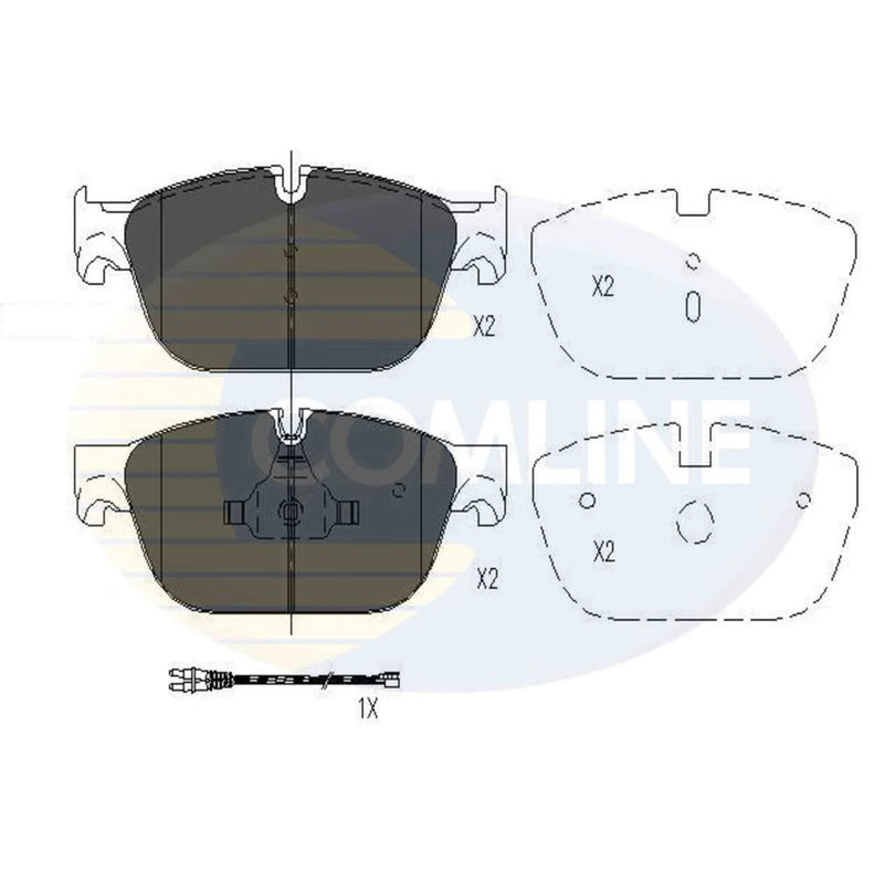 Comline 4 x Front Brake Pad Set CBP26004