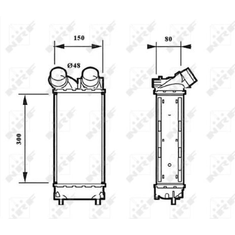 NRF Intercooler (Charge Air Cooler) 30190