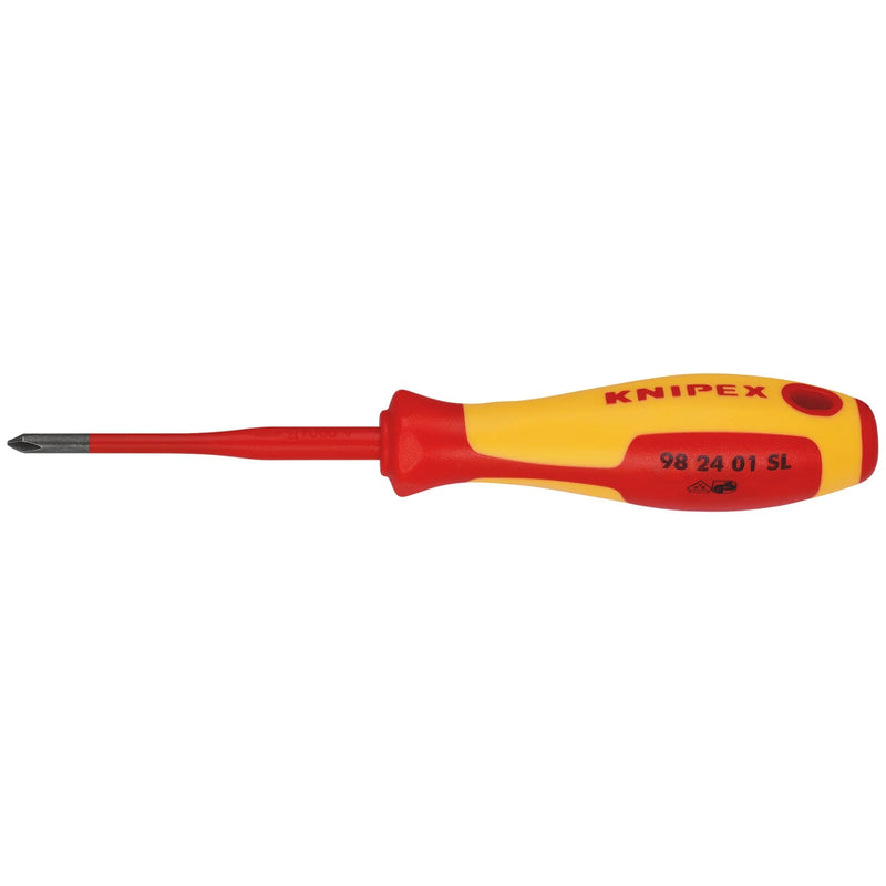 KNIPEX Insulated Phillips Screwdriver PH1 x 80mm - Slim