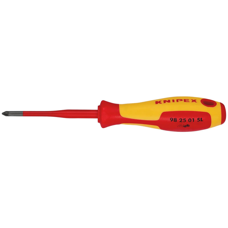 KNIPEX VDE Insulated Pozidriv Screwdriver PZ1 x 80mm