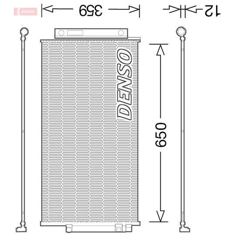 Denso Air Conditioning Condenser DCN09047