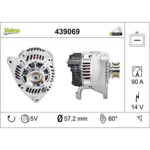 Valeo Car Alternator 12V 439069