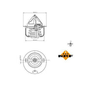 NRF Thermostat,Coolant 725057