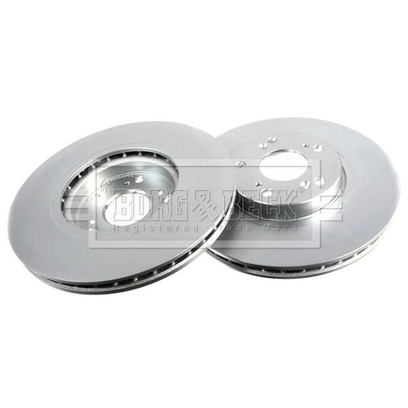 Borg & Beck 2 x Vented Front Brake Discs BBD4593
