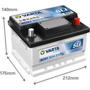Varta Auxiliary Battery 12V 35Ah 520A 535106052K262