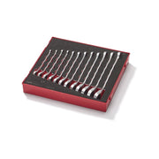 Teng Tools Ratcheting Combination Spanner Set TED6512R 12 Pieces