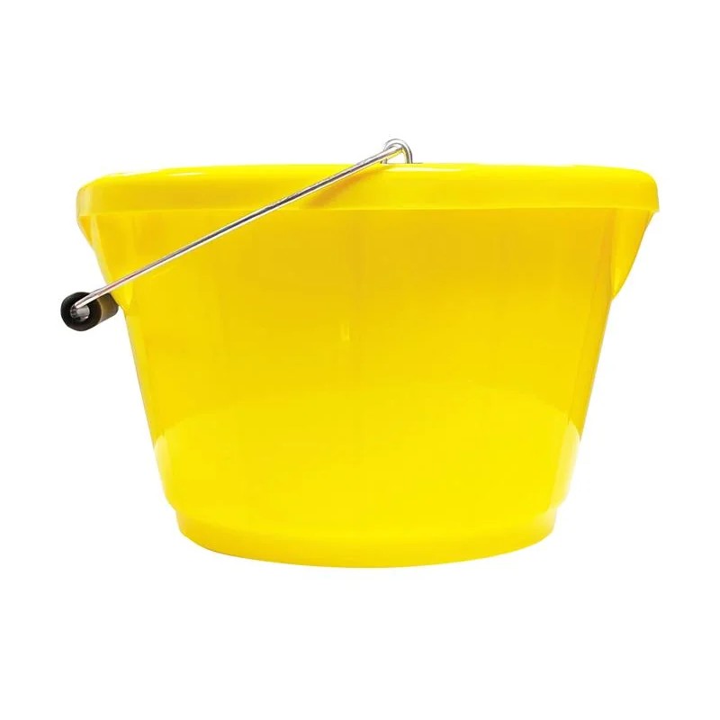 Red Gorilla B4 Shallow Bucket Yellow 10 litre - B4/GP/Y